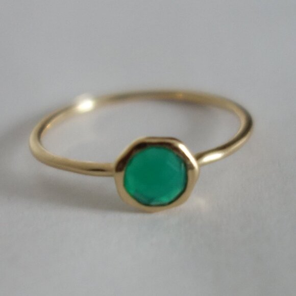 Bluboho Chalcedony Mini Mood Ring Sz 6 - Picture 4 of 8